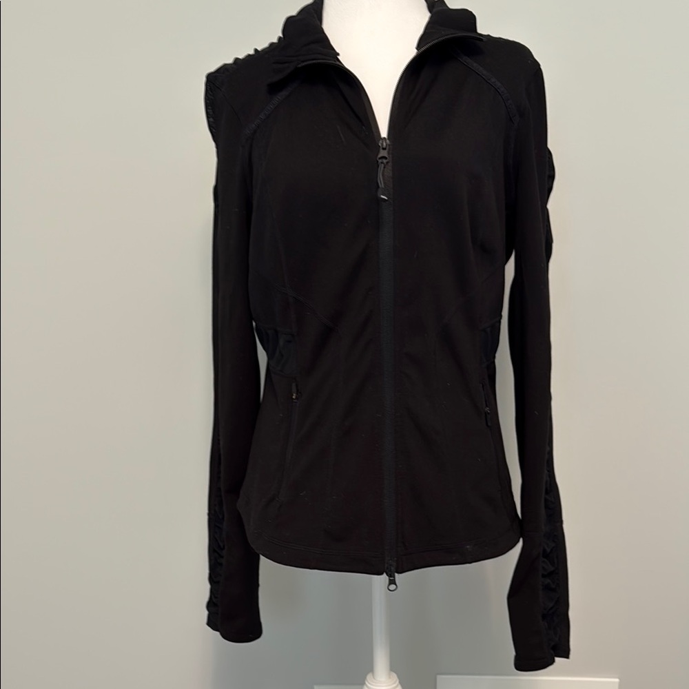 Zella Black Track Jacket with Fitted Silhouette